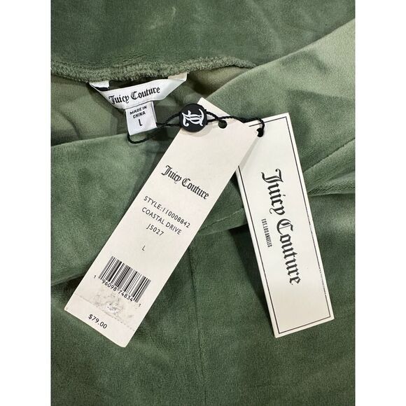Juicy Couture NWT BLING Y2K Velour Track Mob Wife Pants Size Large - Picture 4 of 10